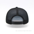 5 Panel Mesh Cap gewebte Patch Trucker Hut